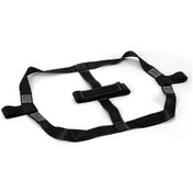 Resim Hightower Siyah 2'li Motosiklet Lastik Bağı Seti - Dayanıklı Pe Malzeme, Ayarlanabilir Kayışlar 