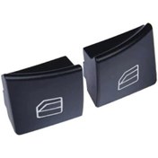 Resim Mercedes W204 W212 Cam Açma Dügme Kapagi Ikili Set 558988183 