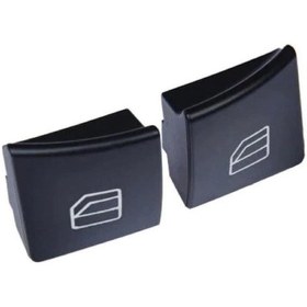 Resim Mercedes W204 W212 Cam Açma Dügme Kapagi Ikili Set 558988183 