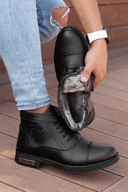 Resim Daxtors D0401 Unisex Taban Dahil Komple Kürklü Kışlık Kar Botu 