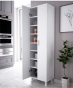 Resim Alesta Life 2 Kapaklı 8 Raflı Çok Amaçlı Dolap 