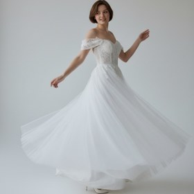 Resim bride in love Fransız dantelli gelinlik,nikah elbisesi, gelinlik 