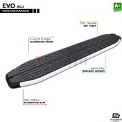 Resim S-Dizayn Toyota Yaris Cross Evo Aluminyum Yan Basamak 173 Cm 2020 Üzeri 