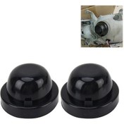 Resim Sones 2 Adet K95 Evrensel Araba Led Far Hıd Xenon Lamba Silikon Toz Kapağı Conta Kapakları Araba Toz Kapağı Su Geçirmez Toz Geçirmez Sızdırmazlık Far Kapağı Araba Dönüşümü İçin, İç Çap: 9,5 Cm 