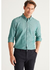 Resim Ac&Co / Altınyıldız Classics Erkek Gömlek (465701829) Yeşil 