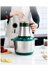 Resim BAGGA Bch S_12 Elektrikli Mutfak Robotu, Sebzeler Için 3'litre Kapasiteli Paslanmaz Çelik Elektrikli 