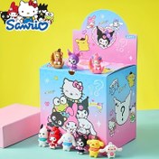 Resim 32 parça Sanrio Hello Kitty ve Arkadaşları Gizem Kutusu - Sevimli Bebek Kolye Uçları, Anahtarlıklar ve Kuromi & Laurel Köpek Süsleri Doğum Günü Partisi Hediyeleri, Oda Dekorasyonları ve Telefon Aksesuarları için, Süs Kutusu 