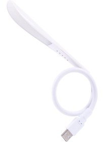 Resim Buffer ® USB Girişli 14 Ledli 3 Kademeli Dokunmatik Masa/Kitap Okuma Lambası Ledi Beyaz 