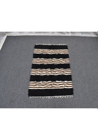 Resim Zehra Abla Halı Yeni El Dokuma Nadide Tiftik Yün Siirt Battaniyesi Kilim 5760 