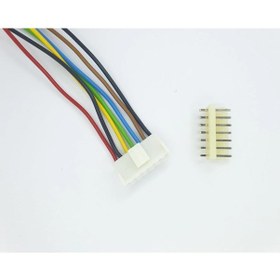 Resim Sanec 3,96mm Kilitli 7 Pin Kablolu Konnektör Takım 10cm - 1,50mm - Çift Taraflı 