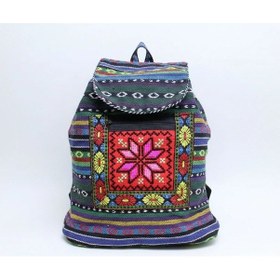Resim Mudanis Kilim Desenli Sırt Çantası Alk-1 Beyaz 