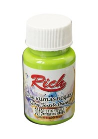 Resim Rich Opak Kumaş Boyası 50 Cc. 3019 Fıstık Yeşili 