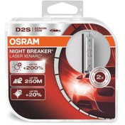 Resim Osram D2S Night Breaker Laser Xenon Ampül %200 Parlak Işık 2 Ade Osram