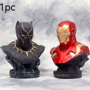 Resim 1 adet Marvel Kara Panter ve Demir Adam PVC Koleksiyon Figürleri - Ücretsiz Tasarım, Detaylı Heykeller ile Metalik Detaylar, İç/ Dış Mekan Dekoru, Doğum Günü, Tatiller, Sevgililer Günü, Yıldönümü ve Partiler için Mükemmel, Hediye Dekorasyonları | Detaylı Heykeller | Metalik Kaplama, Ev Dekoru 