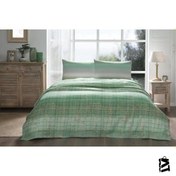 Resim Özdilek Çift Kişilik Pike Takımı Yeşil Weave 