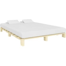 Resim Pinoxi Ahşap Platform Karyola 160 x 200 cm 