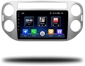 Resim MarTechno Android Multimedya 6GB RAM 128GB Hafıza Volkswagen Tiguan 2008-2016 ile uyumlu 
