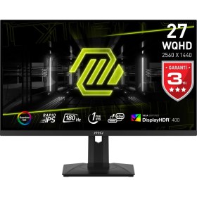 Resim MSI 27" MAG 274QRF QD E2 2560x1440 (WQHD) 16:9 FLAT RAPID IPS 180HZ 1MS ADAPTIVE-SYNC GAMING MONITOR 