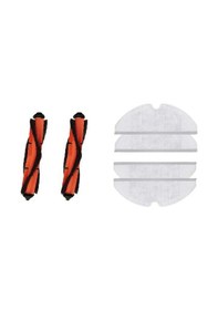 Resim Xiaomi Mi Robot Vacuum Mop Essential 2 in 1 Robot Süpürge ve Paspas Aksesuar Seti 4 adet fiber mop bezi 2 adet ana fırça 