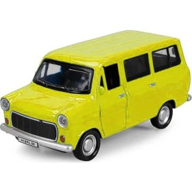 Resim Birlik Oyuncak Sarı Metal Çek Bırak Ford Minibüs 