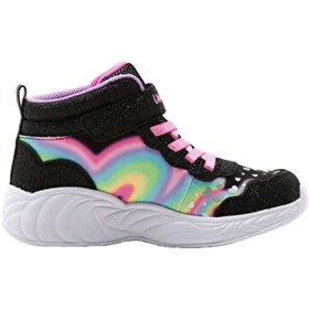 Resim Skechers Unicorn Dreams Kız Çocuk Siyah Bot 