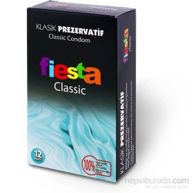 Resim Fiesta Classic 12'li Klasik İthal Prezervatif 