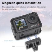 Resim DJI Osmo Action 5 Pro, Action 4, Action 3 kamerası ile uyumlu, dayanıklı ABS malzemesi, kolay takma ve ayırma için, Action Kamera Aksesuarı 