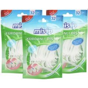 Resim Mis İp Kürdanlı Diş İpi 3 x 32'li Paket 