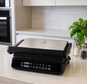 Resim Zilan ZLN3942 Dijital Tost ve Izgara Makinesi | Ev Tipi | Yapışmaz Plaka | Ayarlanabilir Isı | 2500W 