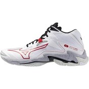 Resim Wave Lightning Z8 Mıd Unisex Voleybol Ayakkabısı Beyaz / Gri 