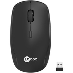 Resim Lenovo Lecoo Ws203 Kablosuz 2400dpı+4 Tuşlu Siyah Mouse 