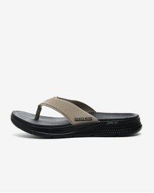 Resim Skechers GO CONSİSTENT SANDAL-PENTHOUS Erkek Bej Parmak Arası Terlik - 229036 TPBK 