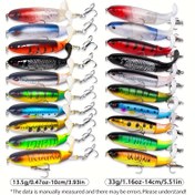 Resim 10 Adet Premium Balık Yemi Seti - 13g, 10cm/3.94in, Gerçekçi Tasarım, Titreşim & Sıçrama ile Levrek, Kedi Balığı, Turna, Alabalık için - Tatlısu & Tuzlu Su için İdeal, Balıkçılık Yemi 