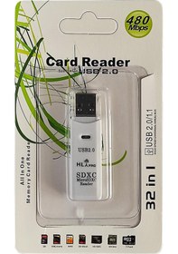 Resim Cazipshop 2in1 USB 2.0 SD ve Micro SD Kart Okuyucu 