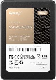 Resim SYNOLOGY SAT5210-480G SAT5200 480GB SATA 6 Gb/s 530-500Mb/s Dahili Disk Orjinal Faturalı