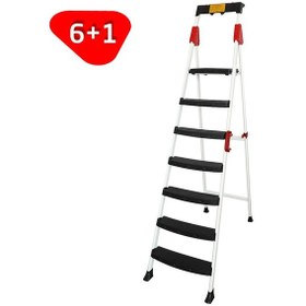 Resim Master 504363 Premium Profil Merdiven 6+1 Basamak 145cm 