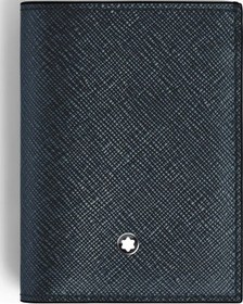 Resim Mont Blanc Montblanc Sartorial 4lü Tweed Mavi Mini Cüzdan 220382 