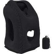 Resim Dmxtop Taşınabilir Seyahat Şişme Yastığı - Siyah (Yurt Dışından) 