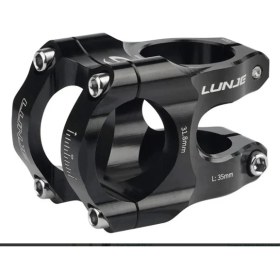 Resim Lunje 31.8mm Alüminyum Dayanıklı Siyah Gidon Boğazı Brm Bisiklet 