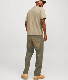 Resim Jack & Jones Jorvesterbro Tee Ss Erkek T-shirt 12240121 Bej 