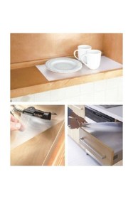 Resim Genel Markalar Eva Kaydırmaz Şeffaf Raf Örtüsü 45x5 Mt Düzenleyici Raf Örtüsü 