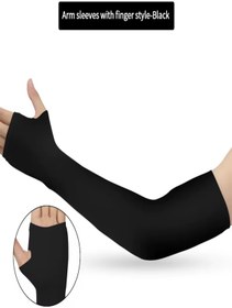 Resim Tor Store Bisiklet Sporcu Kol Koruma Kılıfı Rüzgarlık Esnek Elastik Namaz Tesettür İçin Kolluk (Çift) 