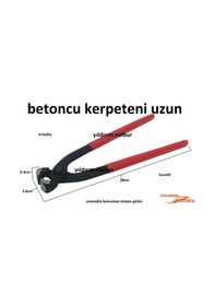 Resim Betoncu Kerpeteni Uzun Boylu Kerpeten 280 Bağlama Kerpeteni 
