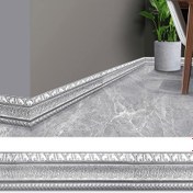 Resim 1 Rulo 3D Kendinden Yapışkanlı Duvar Çıkartması, Bel Çizgisi Tabanlıklı Kenar Şeridi Sınır Su Geçirmez İç Dekoratif Duvar Çıkartması, Çoklu Stil 