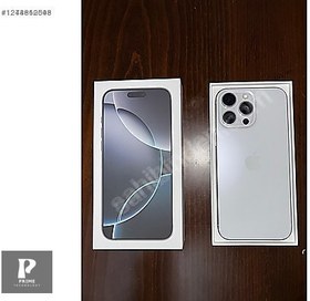 Resim Apple iPhone 16 Pro Max İkinci El TR | 256 GB | Beyaz 