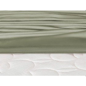 Resim Madame Coco Ciel Tek Kişilik %100 Pamuk Lastikli Saten Çarşaf - Haki 8684427179659 Çok Renkli 