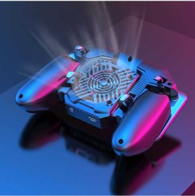Resim Soğutuculu Telefon Tutucaklı Mobil Game Oyun Aparatı Led Gösterge Ve Fanlı Soğutucu Özelliği 