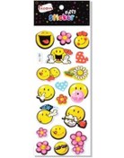 Resim Ticon Tps-37 Ifade Şekilli Puffy Sticker 164337 