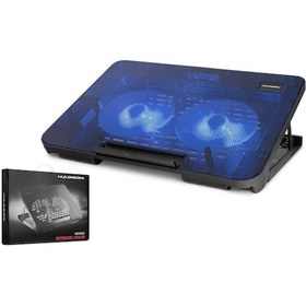 Resim Hadron Hdx4252 Notebook Soğutucu Ledli Çift Fanlı 