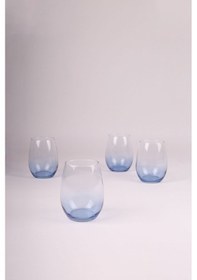 Resim Rakle Larc 4'lü Su Bardağı Seti Mavi 350 Cc 